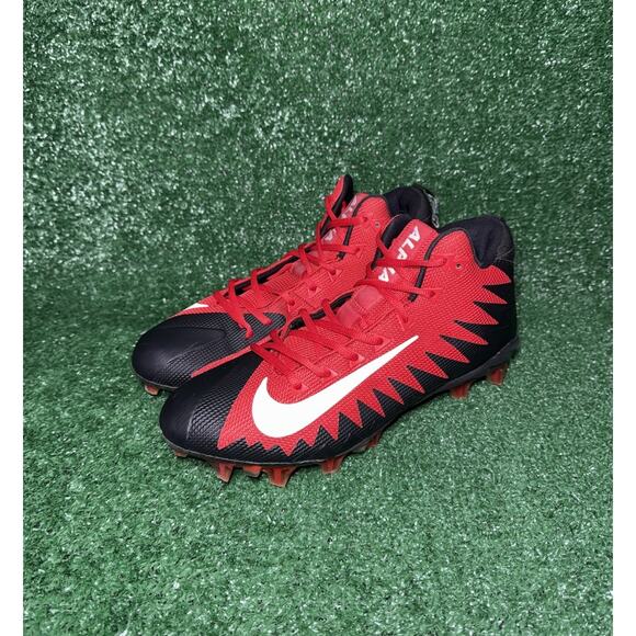 Nike Alpha Menace Pro PE Atlanta Falcons Red Black Football Cleats Men's Size 11 - Picture 3 of 10